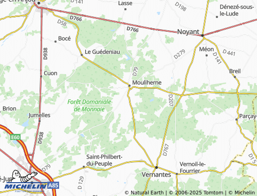 MICHELIN L'Oisellerie map - ViaMichelin