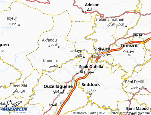 Carte MICHELIN Tibane - ViaMichelin