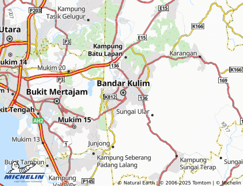 MICHELIN Taman Penaga map - ViaMichelin