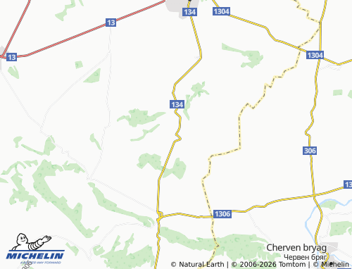 MICHELIN Vranyak map - ViaMichelin