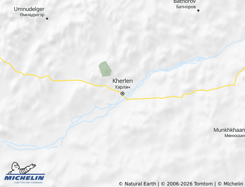 Mapa MICHELIN Khentii - ViaMichelin