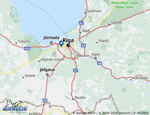Mapa MICHELIN Ķekavas novads - ViaMichelin