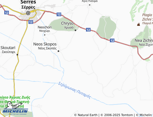 Carte MICHELIN Mesokomi - ViaMichelin