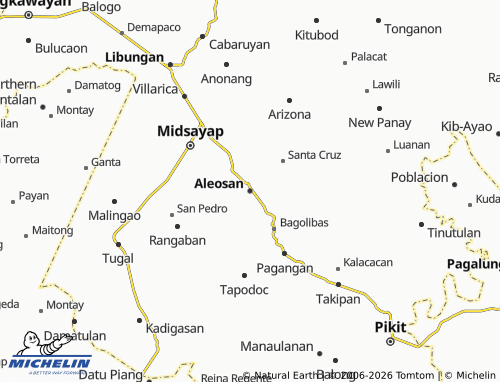 MICHELIN Aleosan map - ViaMichelin