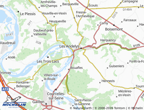 MICHELIN Port Morin map - ViaMichelin