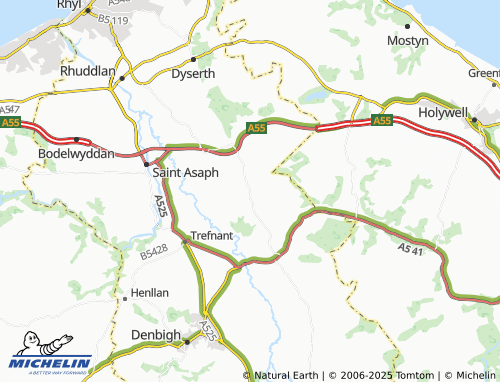 MICHELIN Tremeirchion map - ViaMichelin