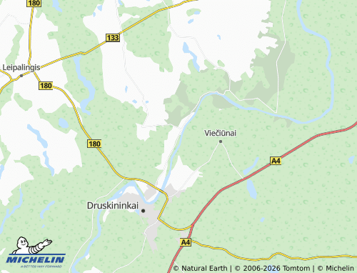 Mapa MICHELIN Gailiūnai - ViaMichelin