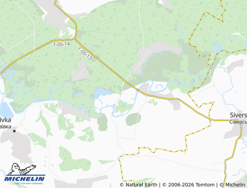 Mappa MICHELIN Ozerne - ViaMichelin