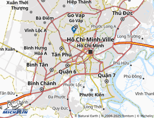 MICHELIN Phường 3 map - ViaMichelin