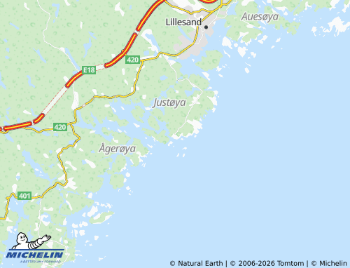 Mappa MICHELIN Brekkestø - ViaMichelin