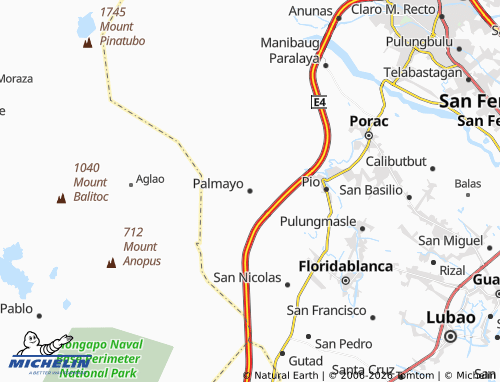 MICHELIN Palmayo map - ViaMichelin