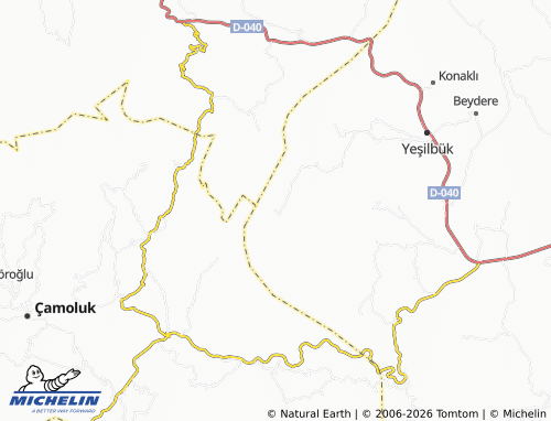 Mappa MICHELIN İncedere - ViaMichelin