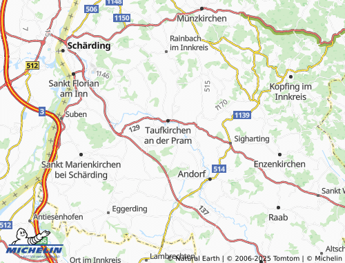 MICHELIN Kapelln map - ViaMichelin