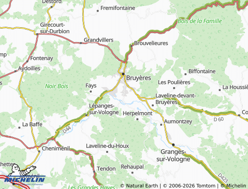 Mappa MICHELIN Champ-le-Duc - ViaMichelin