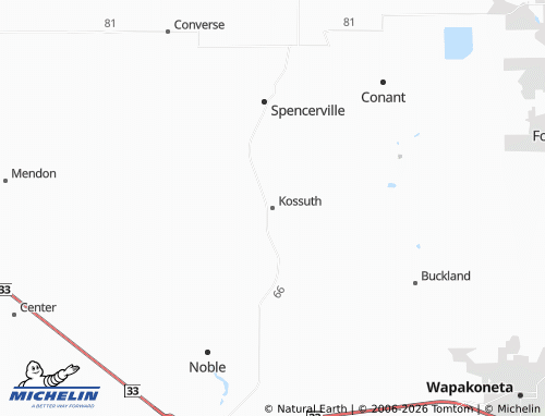 Mapa MICHELIN Kossuth - ViaMichelin