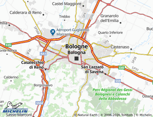 Mappa MICHELIN Bologna - ViaMichelin