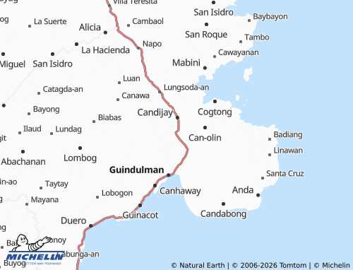 MICHELIN Tugas map - ViaMichelin