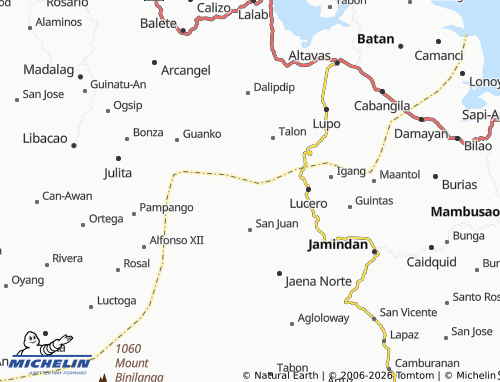 MICHELIN Agbun-Od map - ViaMichelin
