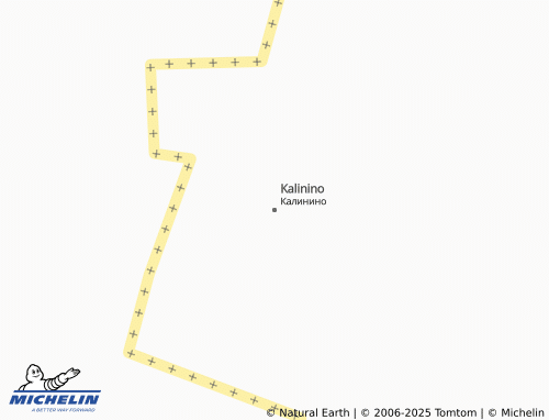 MICHELIN Kalinino map - ViaMichelin