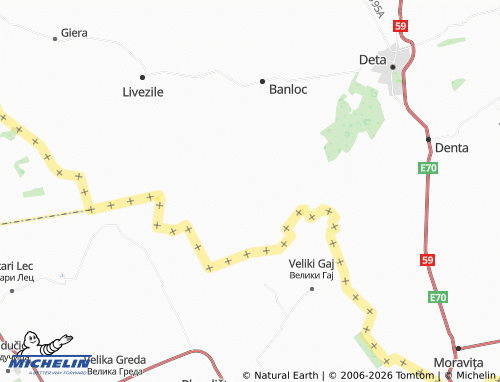 Carte MICHELIN Partoș - ViaMichelin