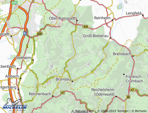 MICHELIN Ernsthofen map - ViaMichelin