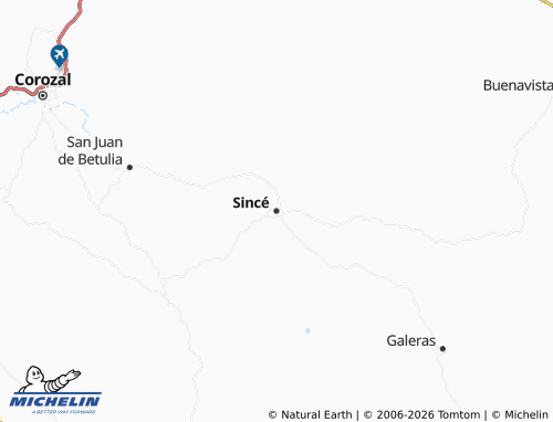 Mapa MICHELIN Sincé - ViaMichelin