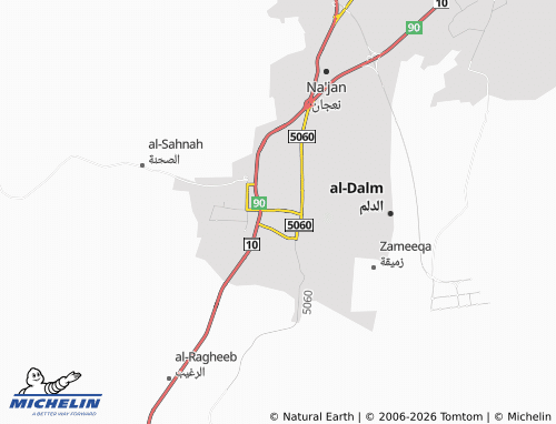 MICHELIN-Landkarte al-Nakheel - ViaMichelin