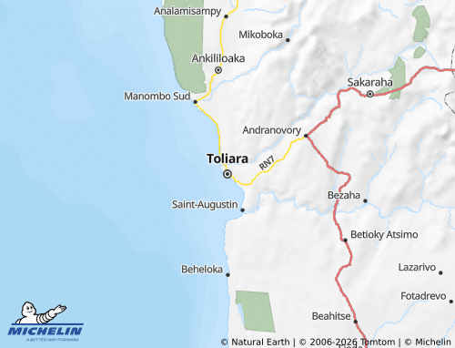 MICHELIN Toliary I map - ViaMichelin
