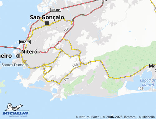 Mapa MICHELIN Rio do Ouro - ViaMichelin