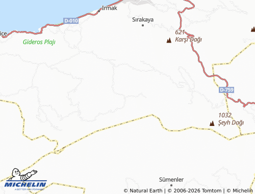 Mappa MICHELIN Öveçler - ViaMichelin