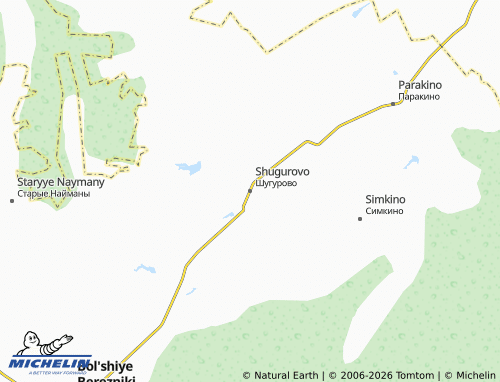 MICHELIN-Landkarte Shugurovo - ViaMichelin