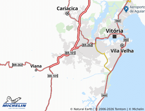 Mapa MICHELIN Vila Betânia - ViaMichelin