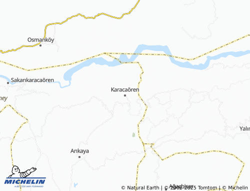 MICHELIN Karacaören map - ViaMichelin