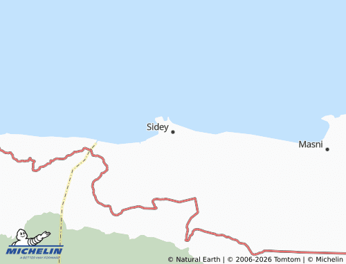 Mapa MICHELIN Sidey - ViaMichelin