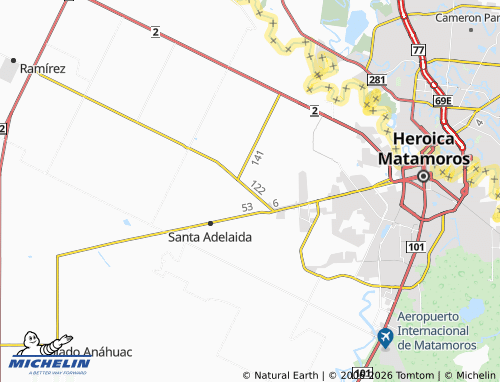 Mappa MICHELIN Ignacio Zaragoza, La Gloria - ViaMichelin