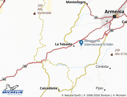 Carte MICHELIN La Popa - ViaMichelin