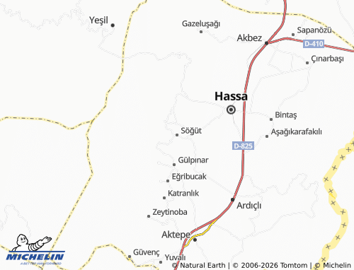 Mappa MICHELIN Söğüt - ViaMichelin