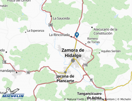 Mapa MICHELIN Franco Rodríguez - ViaMichelin