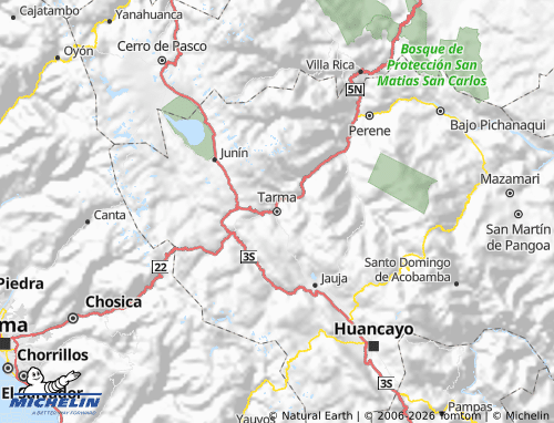Mapa MICHELIN Tarma - ViaMichelin