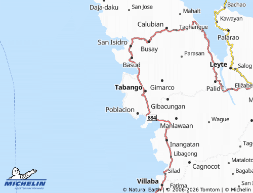 MICHELIN Tugas map - ViaMichelin
