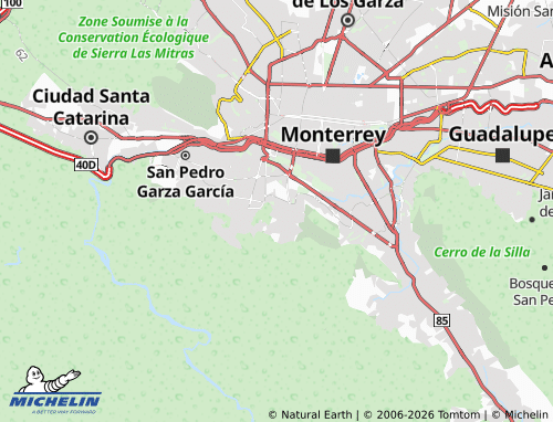 Mappa MICHELIN San Patricio La Punta - ViaMichelin