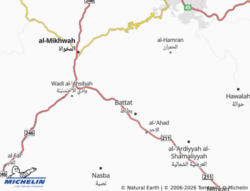 MICHELIN-Landkarte al-Musawada - ViaMichelin