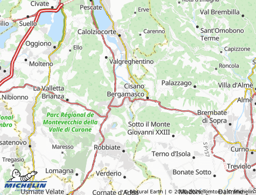 MICHELIN Brivio map - ViaMichelin