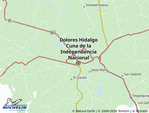 Mappa MICHELIN Nicolás Bravo - ViaMichelin