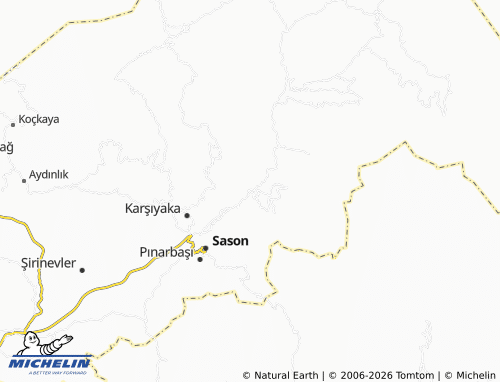 MICHELIN-Landkarte Ergünü - ViaMichelin