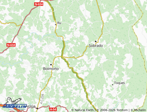 MICHELIN-Landkarte Madelos - ViaMichelin