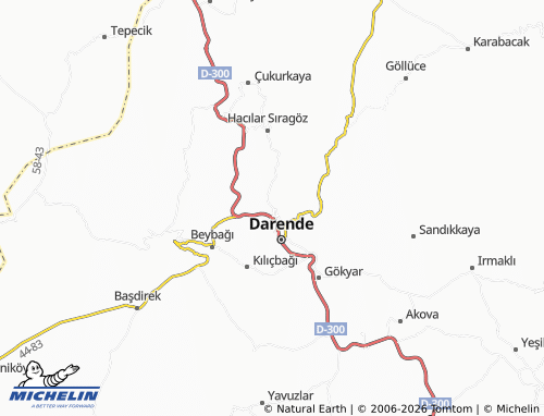 Mappa MICHELIN Zaviye - ViaMichelin