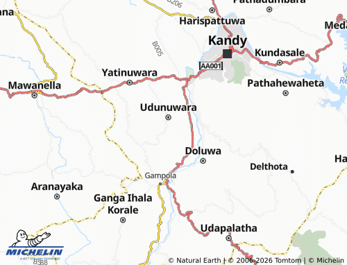 MICHELIN Eladetta East map - ViaMichelin