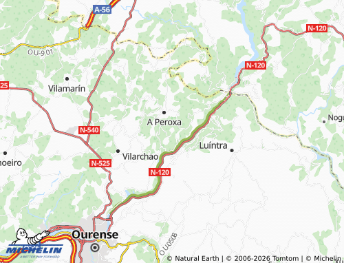 MICHELIN Pousada map - ViaMichelin