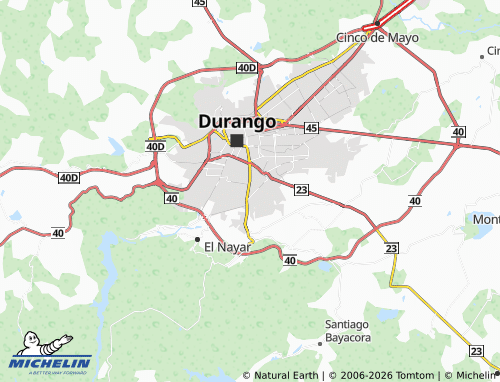MICHELIN Bugambilias map - ViaMichelin